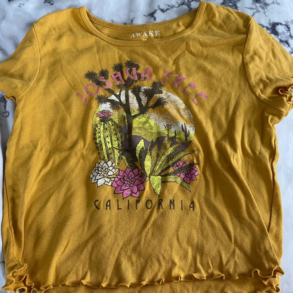 Awake Joshua Tree California Crop Top